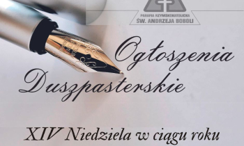 Ogłoszenia duszpasterskie 6.07.2025 r.
